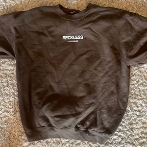 Reckless Brown Crewneck